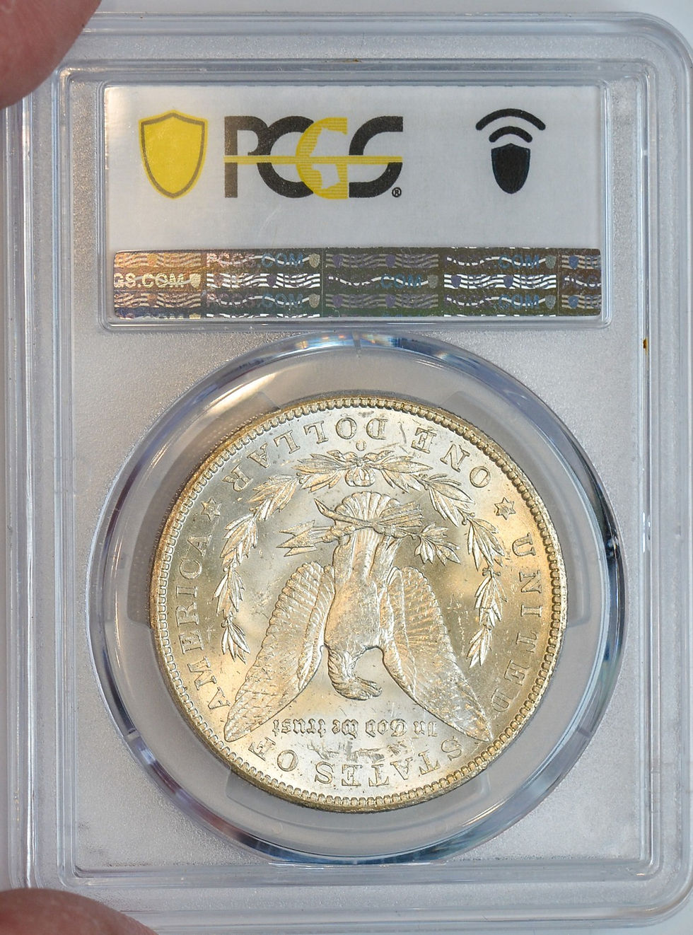 Thumbnail: 1904 O Morgan Silver Dollar PCGS MS63, Brilliant Uncirculated, White, C8563