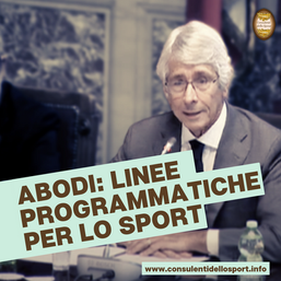 Le linee programmatiche per lo sport che verrÃ