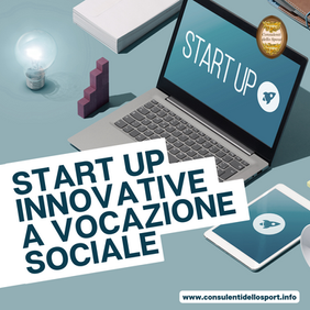 Start Up innovative a vocazione sociale