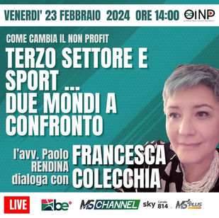Doppio appuntamento con i focus: sport e minori, sport e terzo settore.