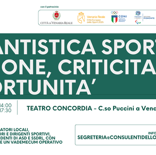 A Venaria Reale per l'impianistica sportiva