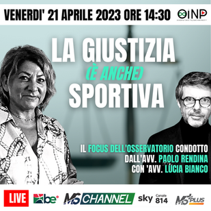 La giustizia sportiva, da sempre pilastro dello sport, a tutti i livelli