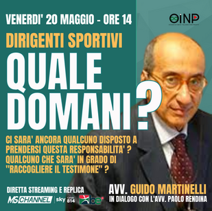 Dirigenti sportivi : quale domani ? 