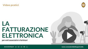 La fatturazione elettronica per associazioni e sportivi forfetari