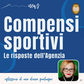 Compensi sportivi: le risposte dell'Agenzia (interpello 189/2022)