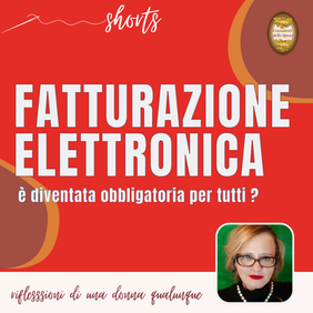 Fatturazione elettronica obbligatoria