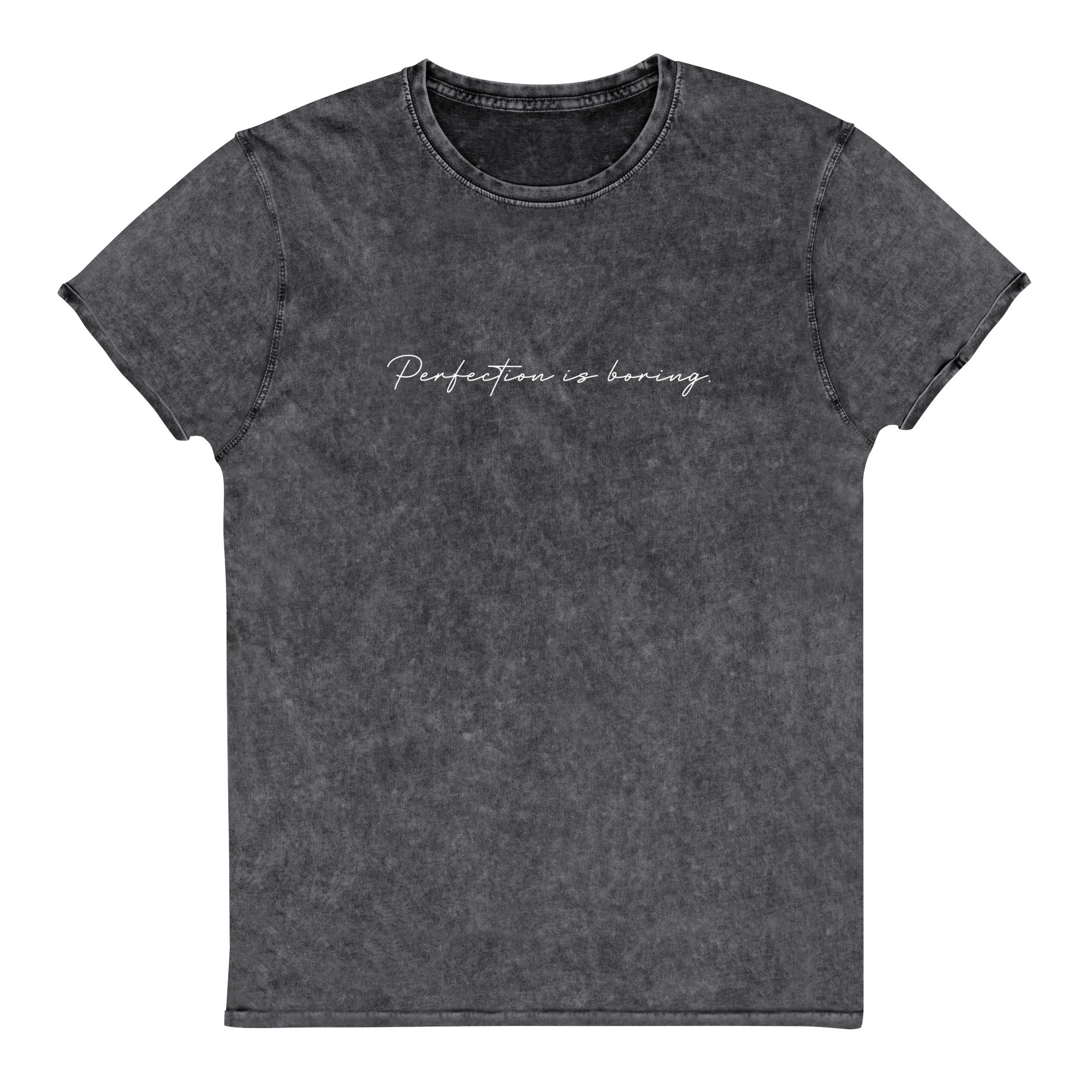 Perfection is Boring Denim T-Shirt