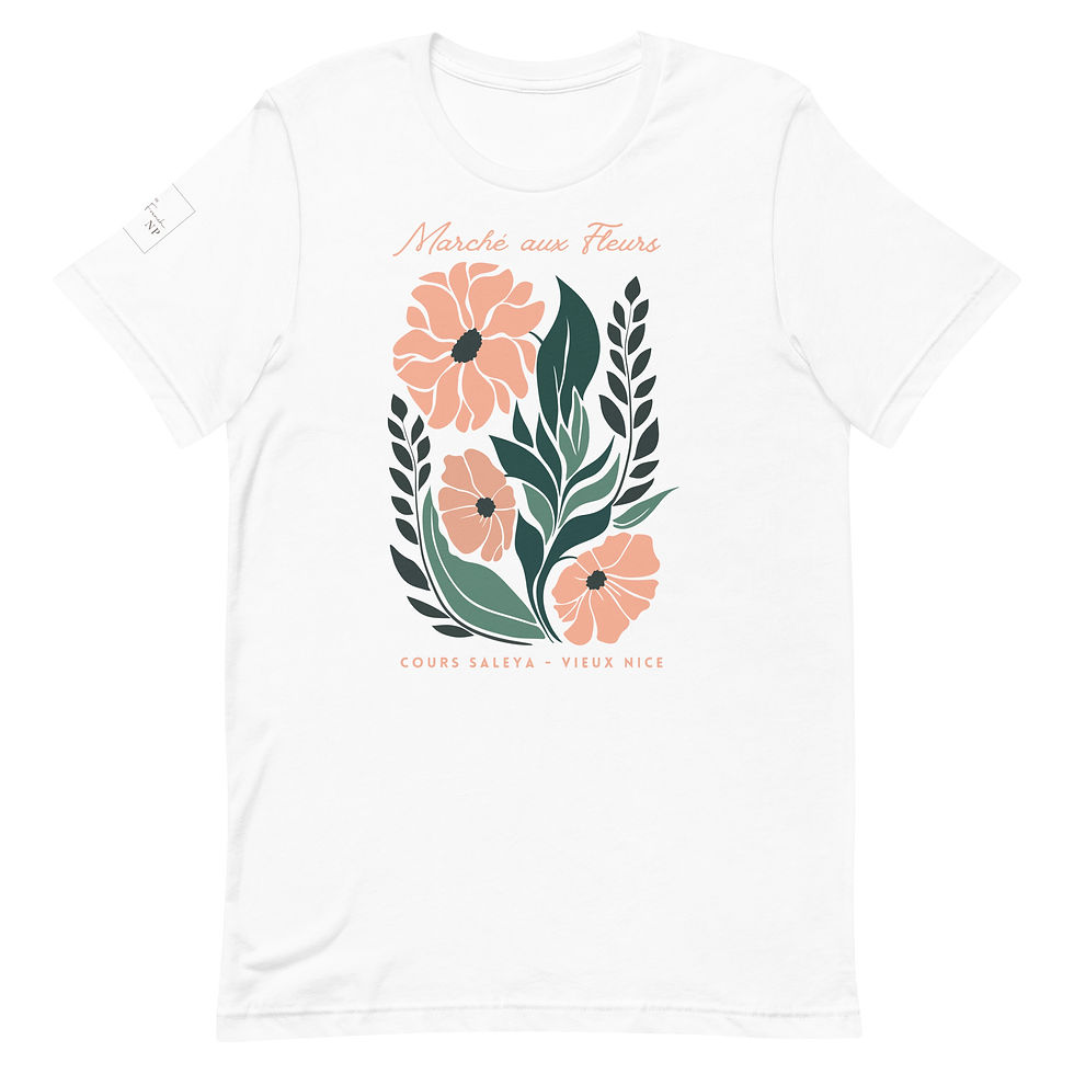 Thumbnail: Fleurs Unisex t-shirt