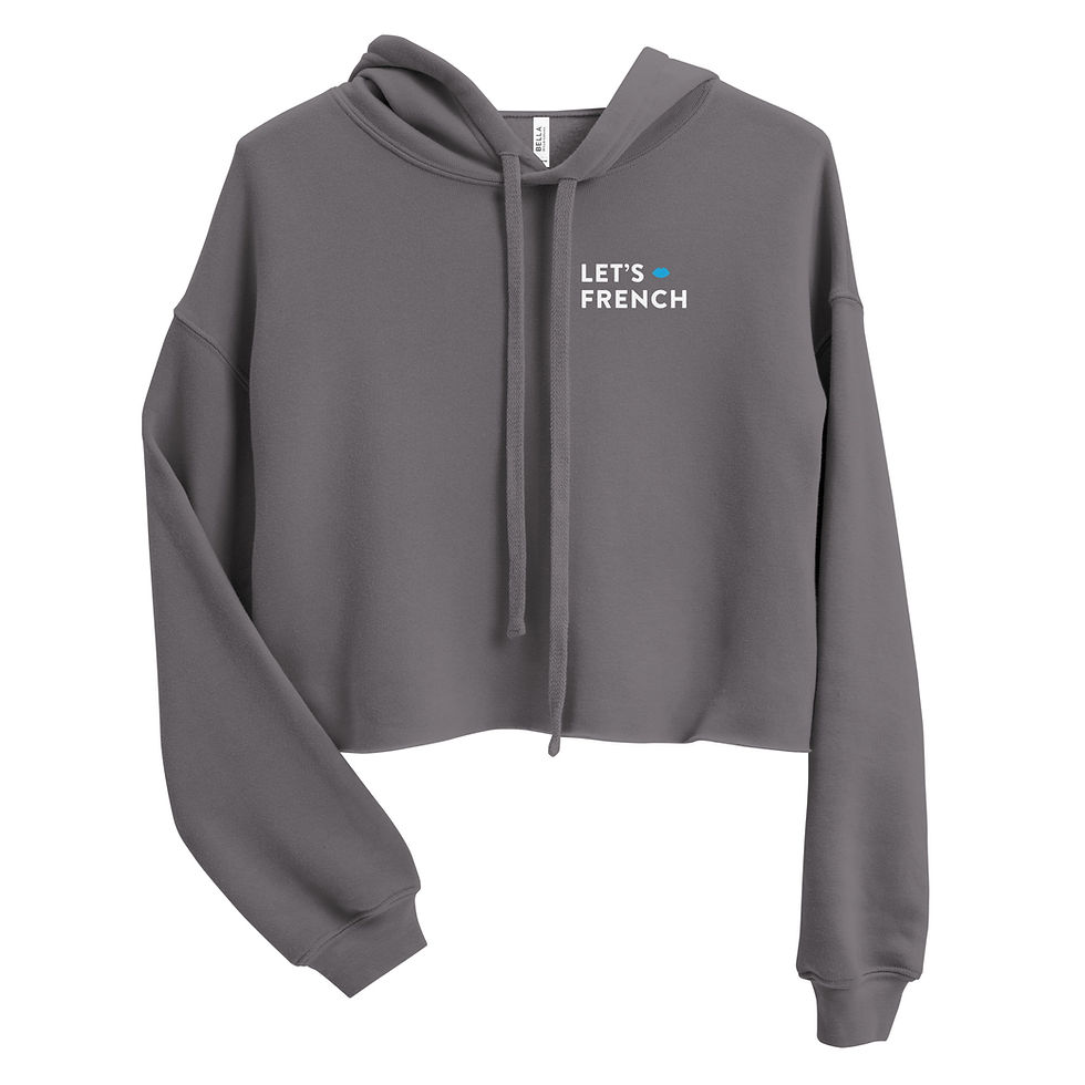 Thumbnail: Let's French Crop Hoodie