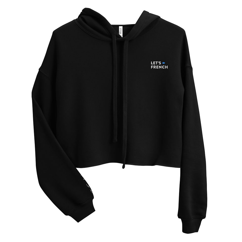 Thumbnail: Let's French Crop Hoodie