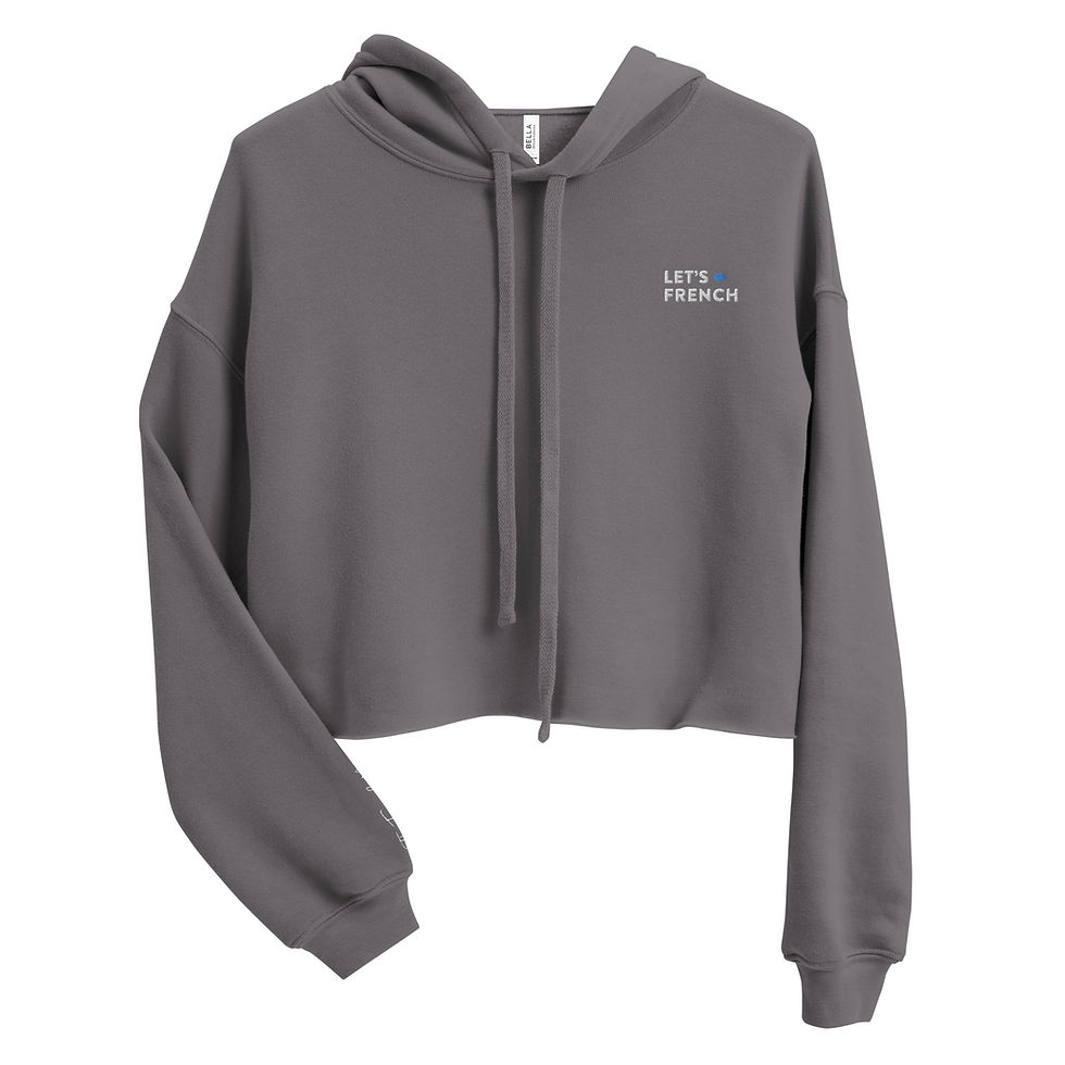Thumbnail: Let's French Crop Hoodie