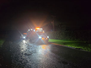 Flooded wales evening brakedown