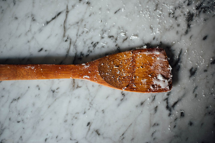 Wooden Spatula Close-Up