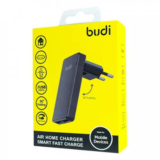 Budi Air Home Charger PD Type-c Port Charger, EU Plug