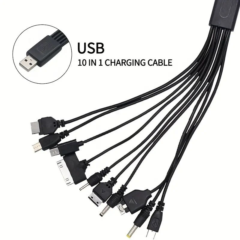 10-in-1 Multi-Functional Fast Charging Data Cable