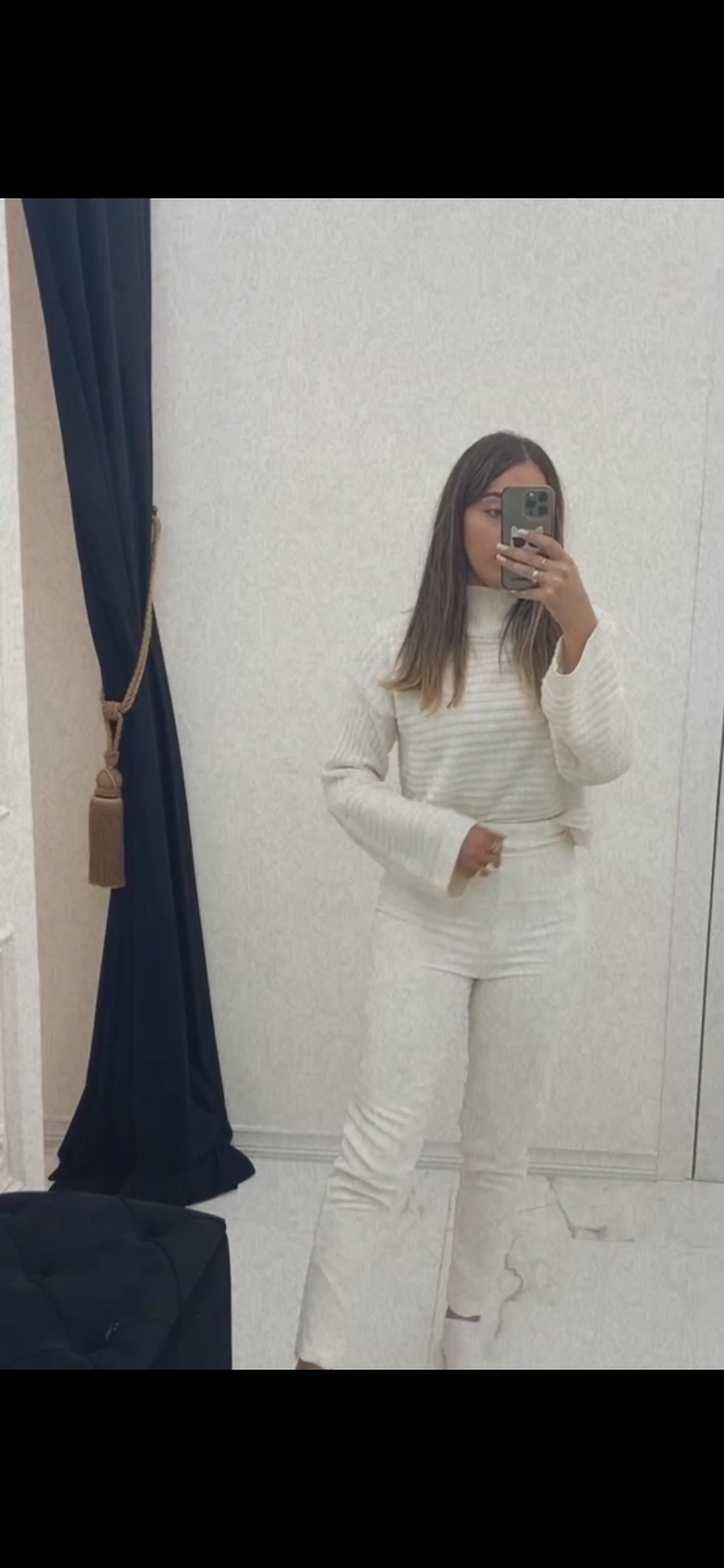 Thumbnail: high waist cream trousers