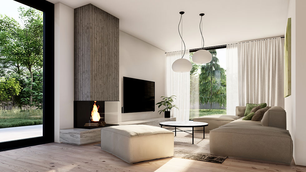 Interiér obývacího pokoje