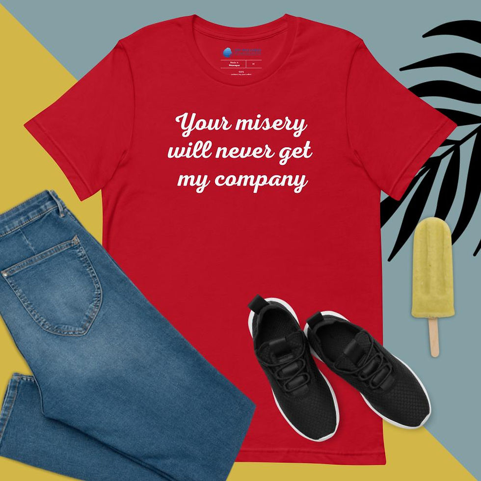 Thumbnail: Your misery-Short-Sleeve Unisex T-Shirt
