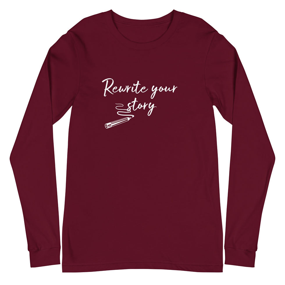 Thumbnail: Rewrite your story-Unisex Long Sleeve Tee