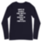 Thumbnail: Move in silience-Unisex Long Sleeve Tee