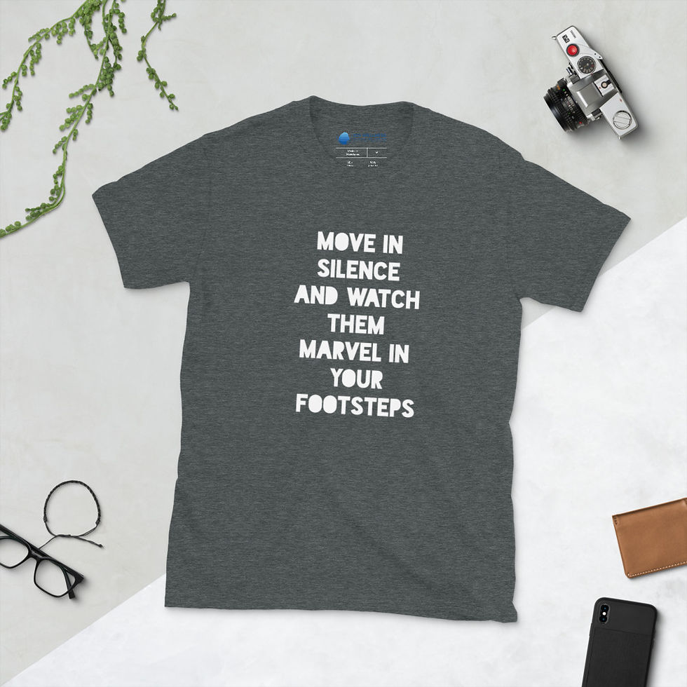 Thumbnail: Move in silience-Short-Sleeve Unisex T-Shirt
