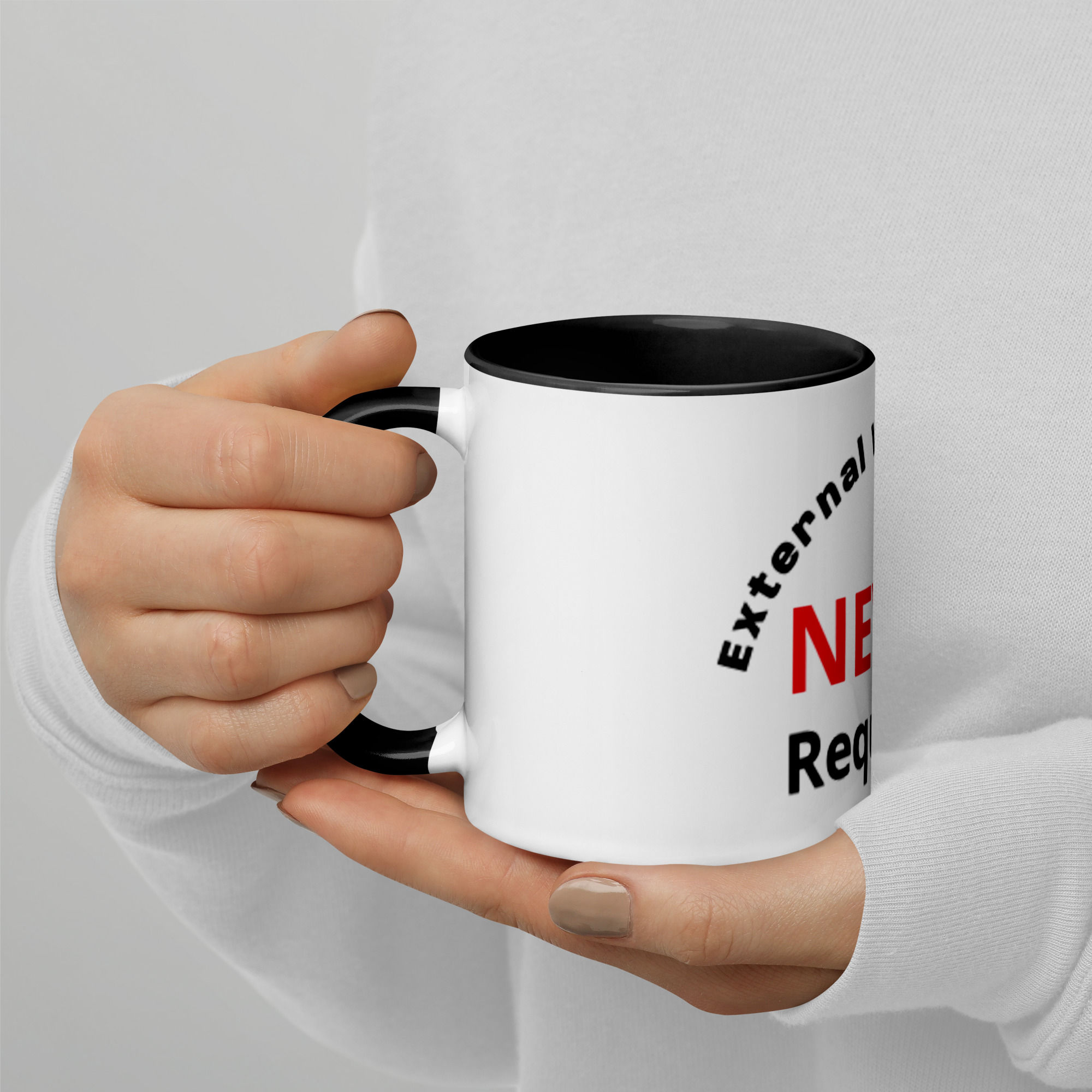 External Validation is Never Required-Mug with Color Inside