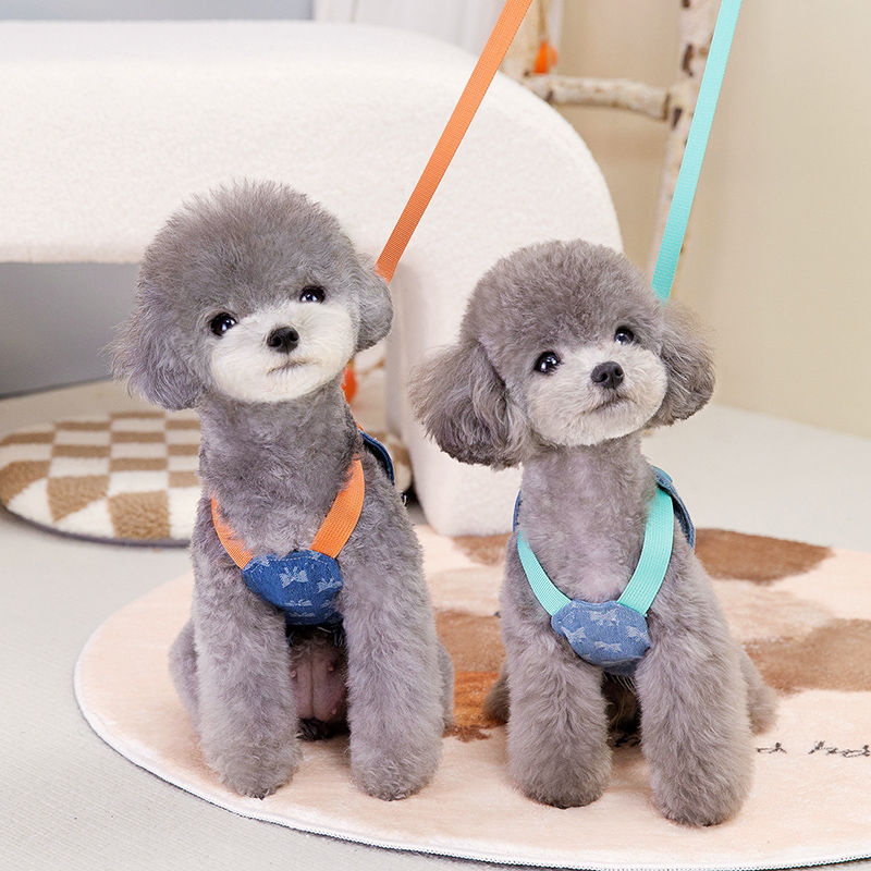 Miniatura: Roupas de cachorro, colete peitoral para filhotes, pequenos e médios
