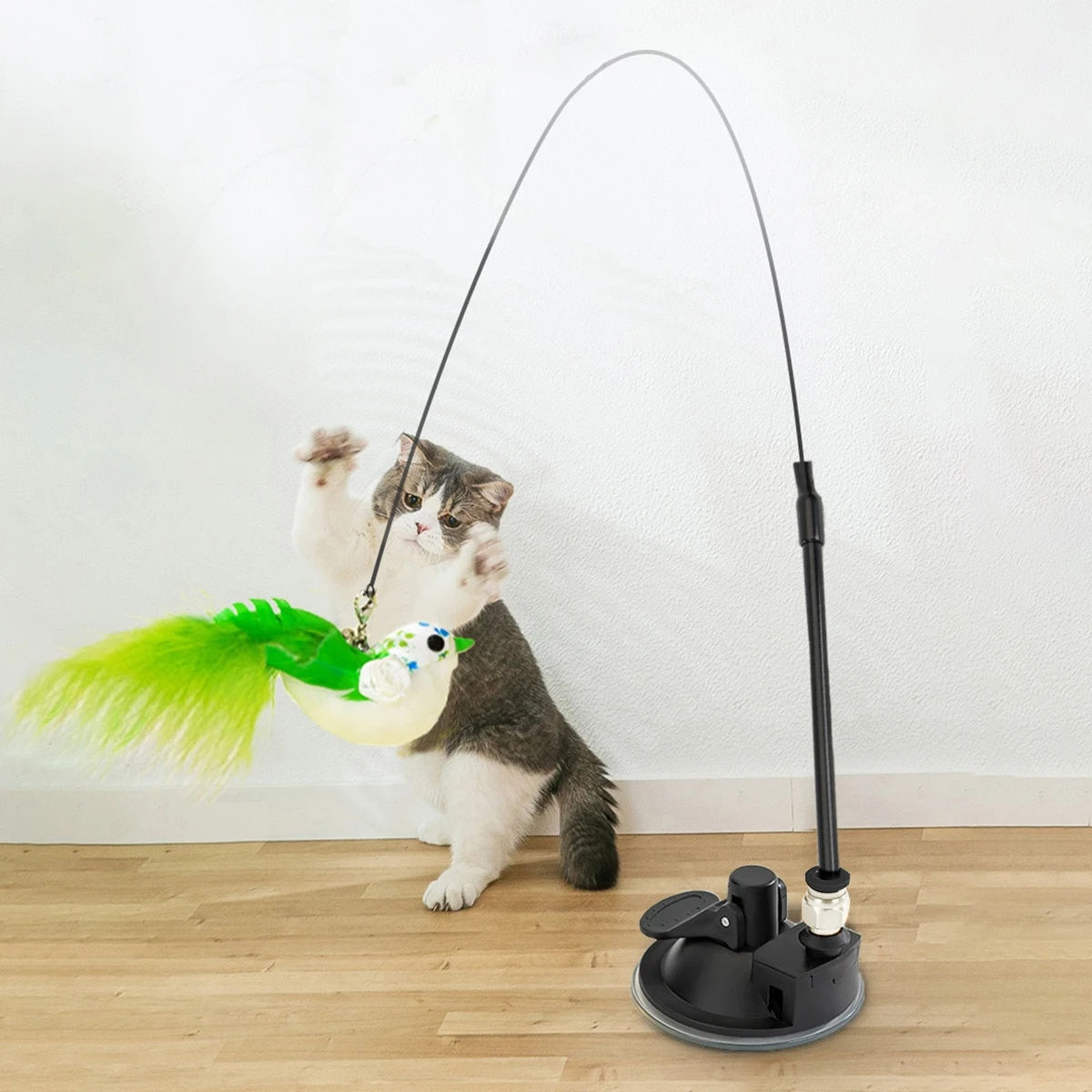 Varinha provocadora para gatos, brinquedo divertido