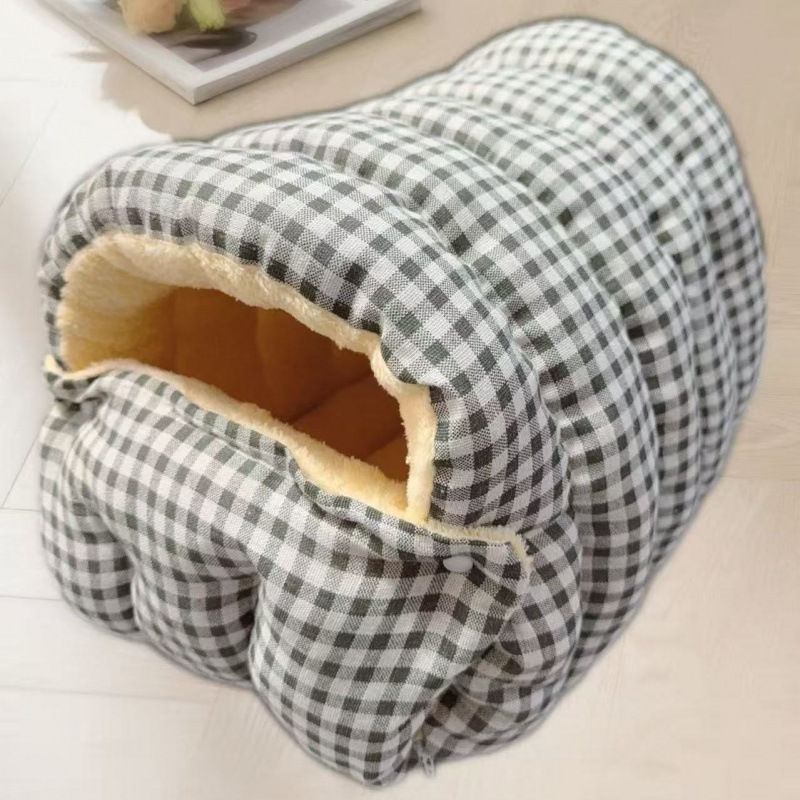 Miniatura: Saco de Dormir para Gatos para Quatro Estações, quente e Confortável