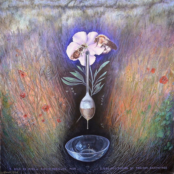 Le miel du Vexin | Acrylic | Daniel Olivier | TERAVARNA