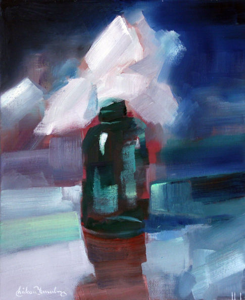 Vit skönhet (White beauty) | Oil | Håkan Bremberg | TERAVARNA