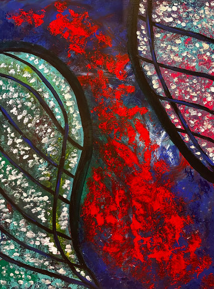 Butterfly Wings | Acrylic | Expressive art by Mira Horbacz | TERAVARNA