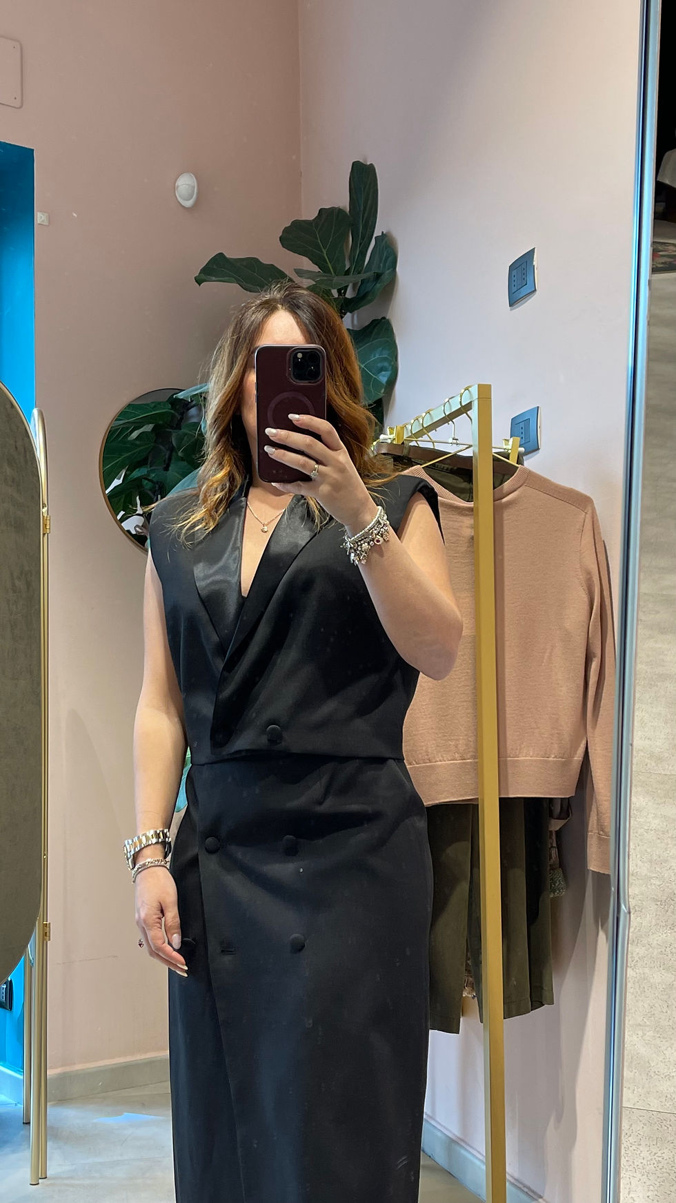 Miniatura: Gilet a smoking con spallotte 
