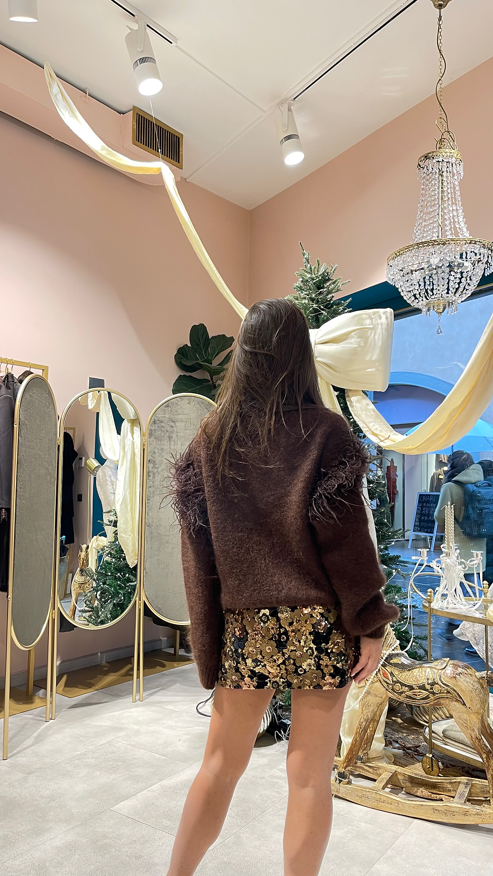 Miniature : Mini gonna con decorazioni paillettes 