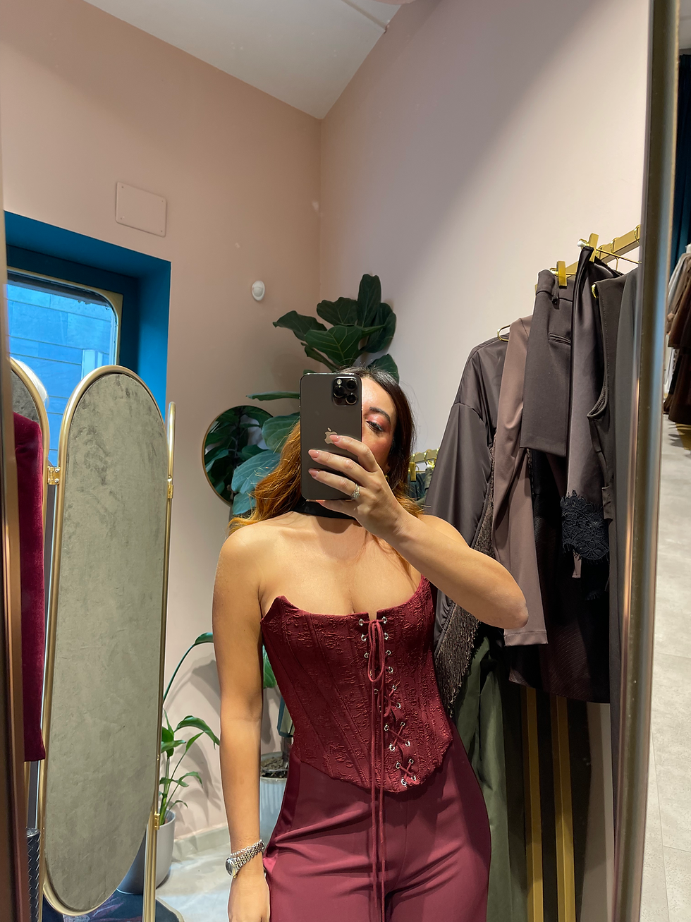 Thumbnail: Bustino damascato con stecche 