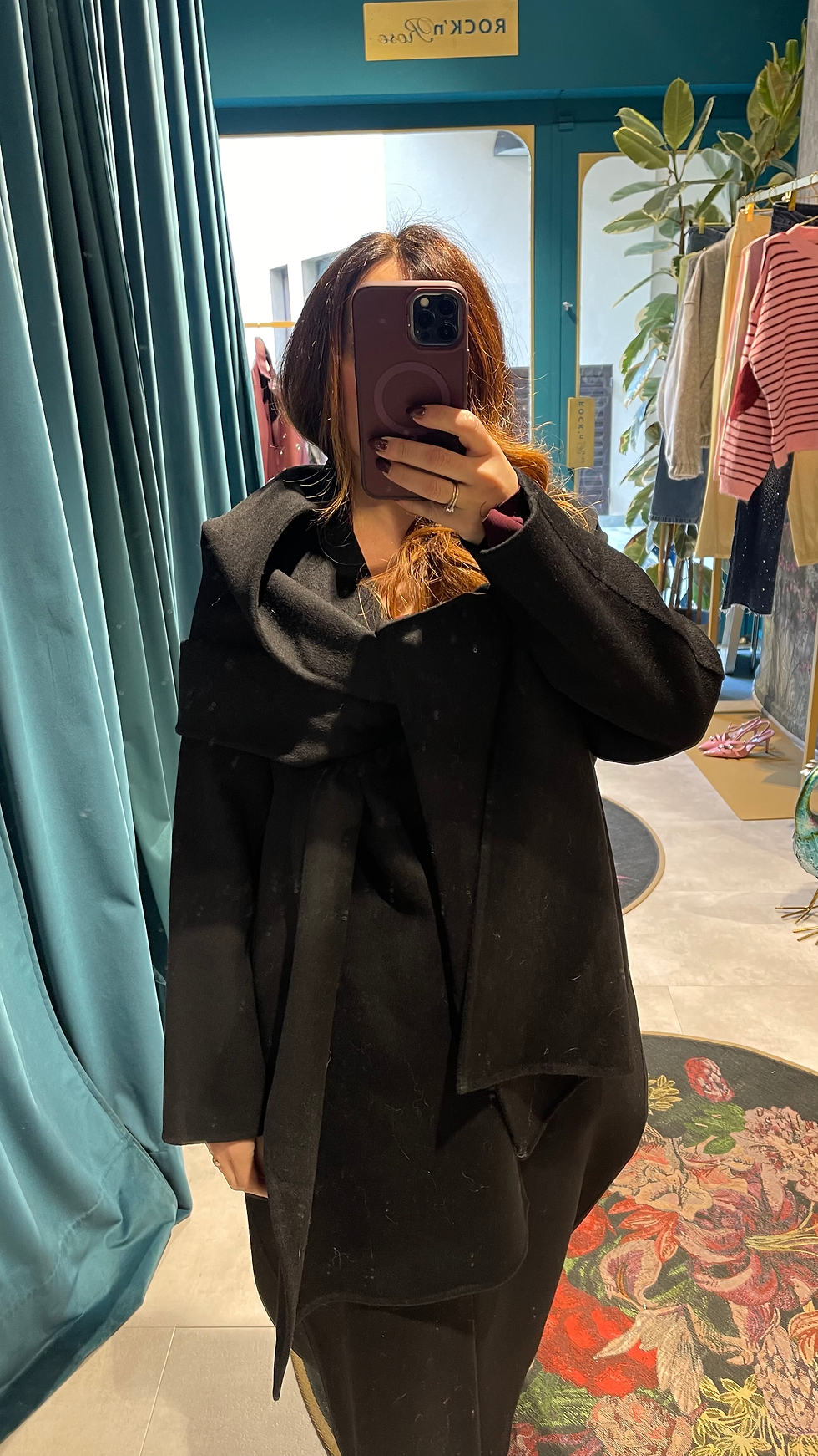 Miniatura: Cappotto hand made in tessuto double misto lan