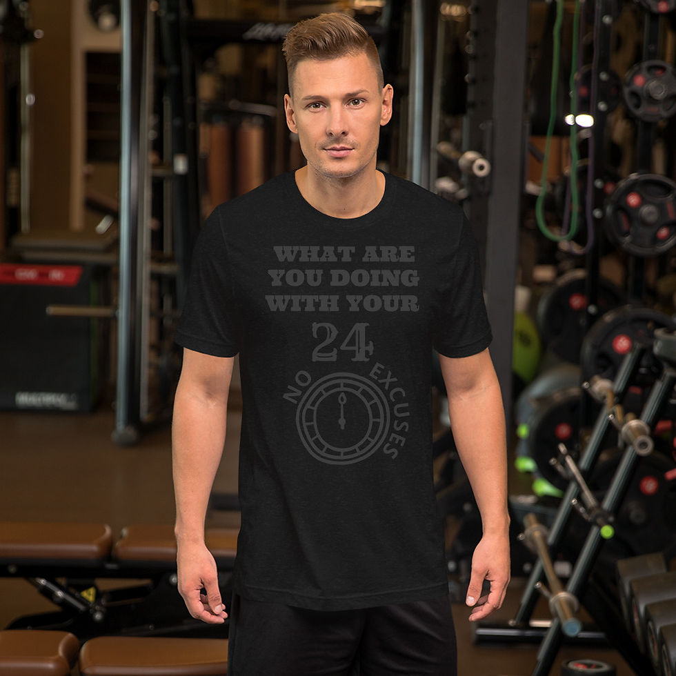 Thumbnail: NuJuRu Short-sleeve No Excuses t-shirt Black Letters