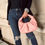 Miniatura: borsa a mano pink in vera pelle