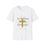 Миниатюра: Croatian Religious T-Shirt — Po Božjem Namu Sveti Smo Cross Design