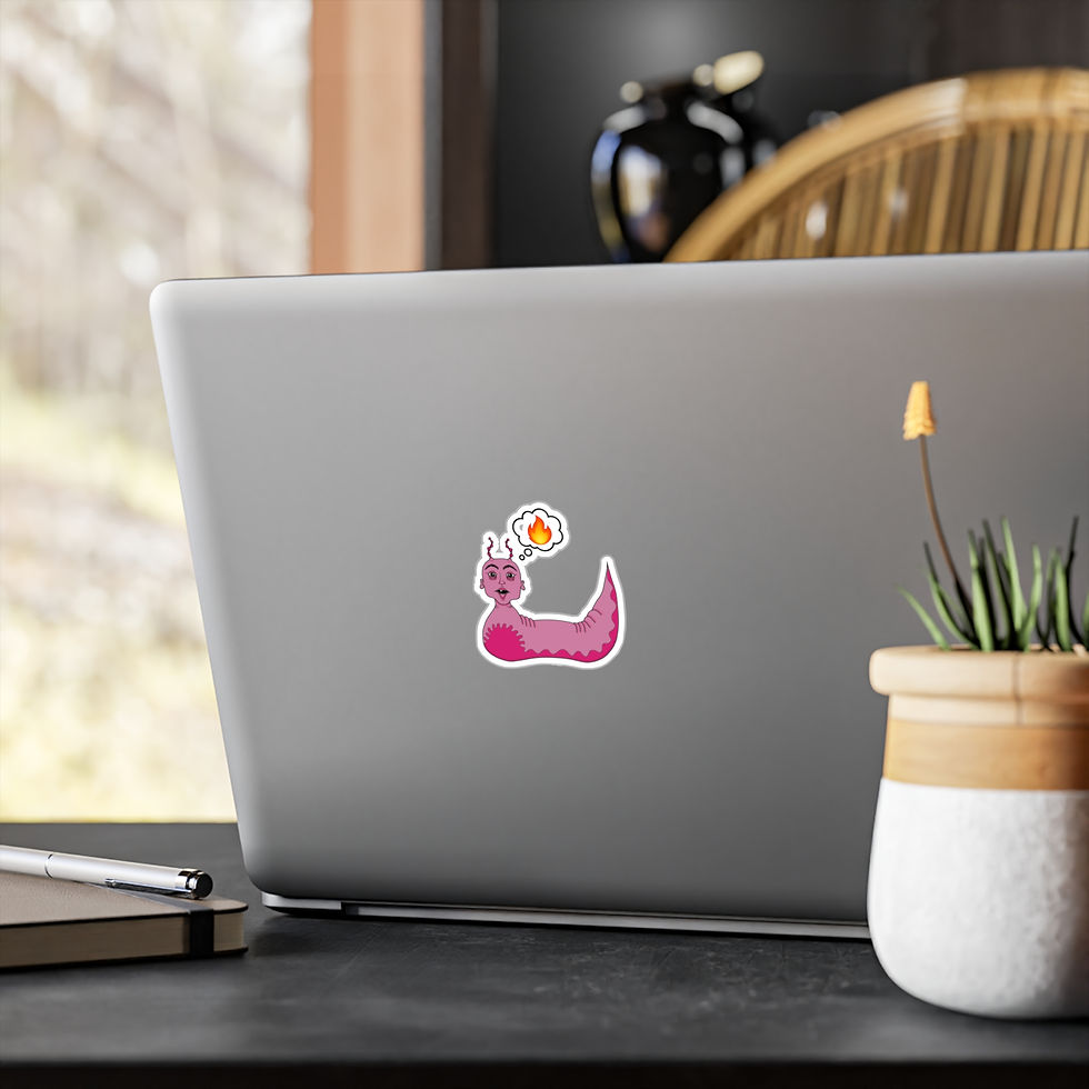 Thumbnail: Luna Kiss-Cut Vinyl Decal