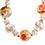 Thumbnail: MURANO GLASS WITH FLOWERS BRACELET