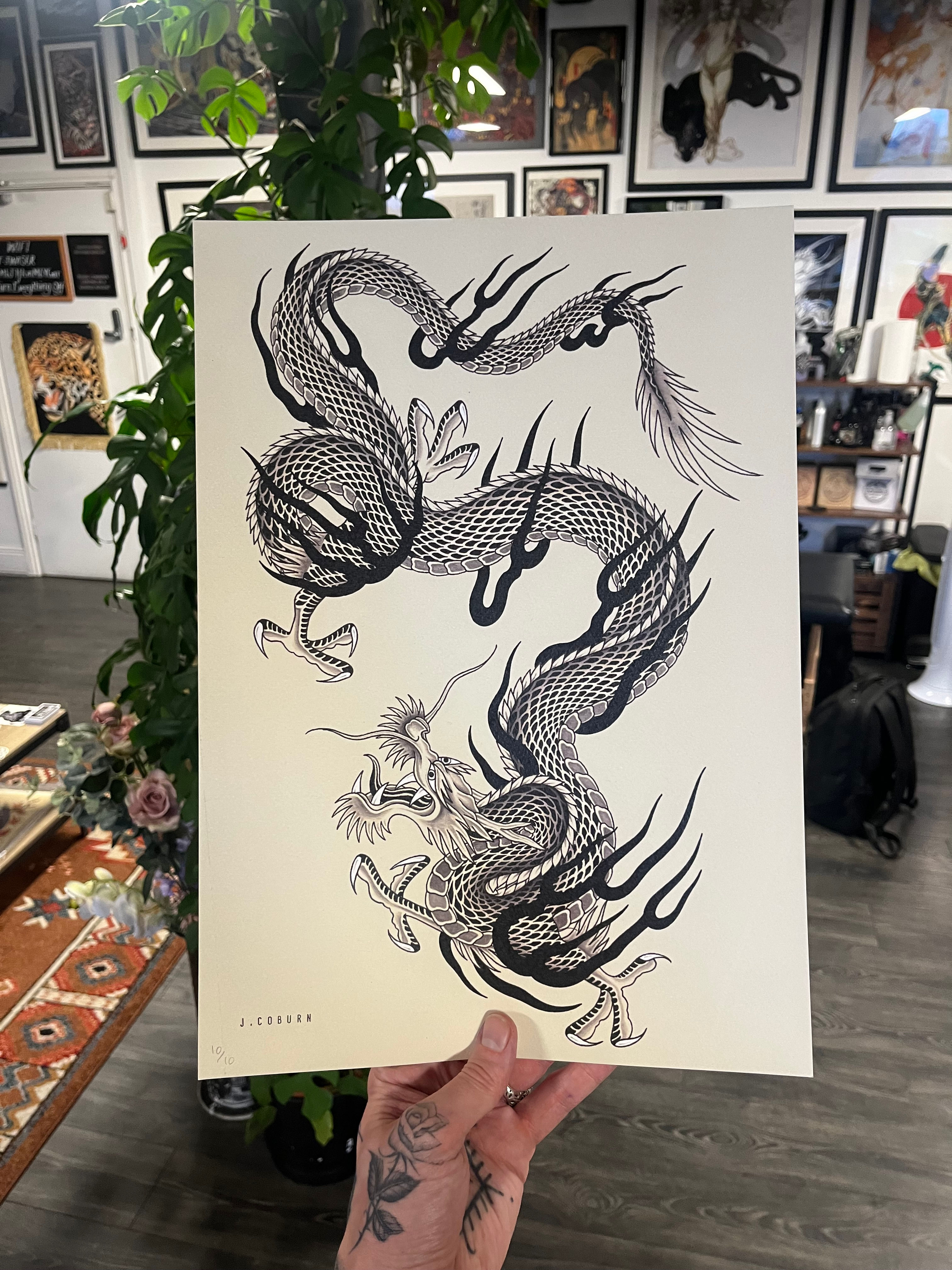 Dragon A3 Print