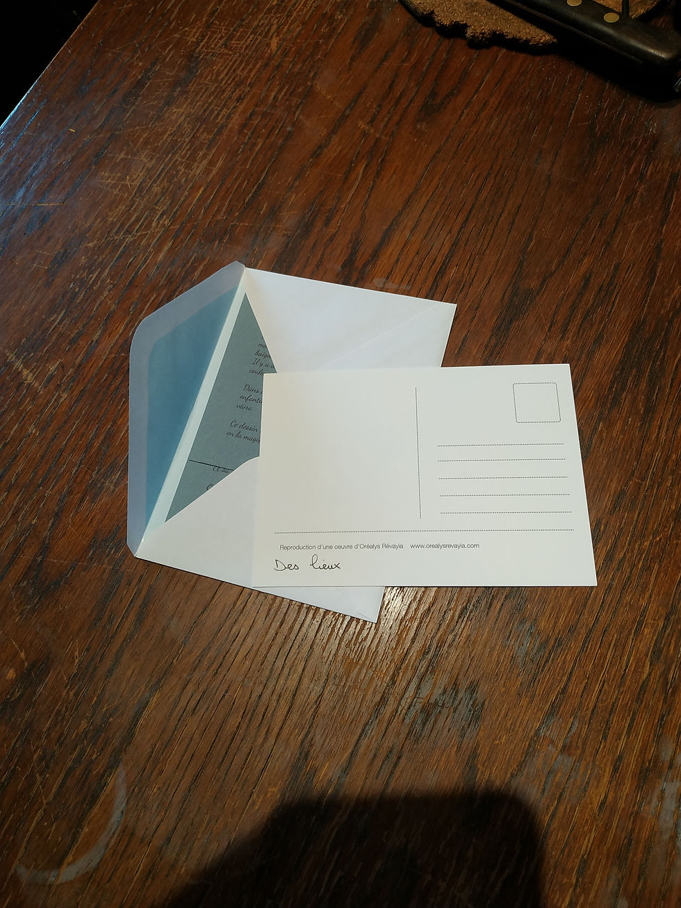 Miniature : Des lieux - carte postale spirituelle vibratoire 