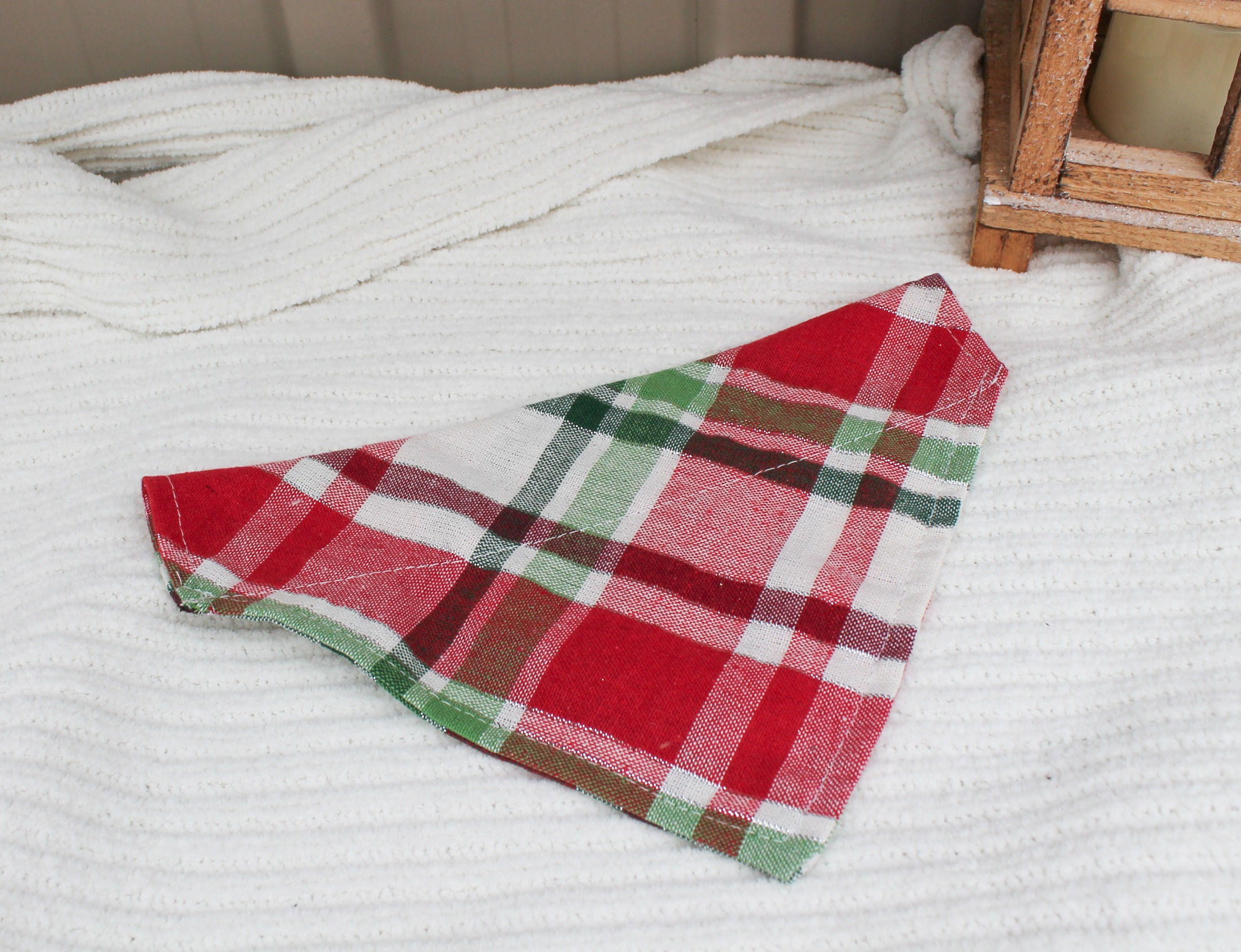 Mrs. Claus Dog Bandana