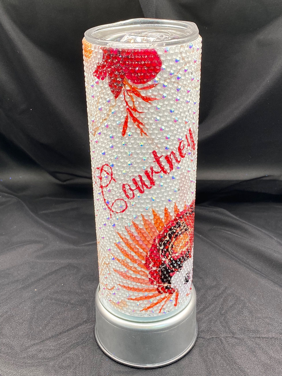 Thumbnail: TRANSPARENT FLORAL TUMBLER PROJECT