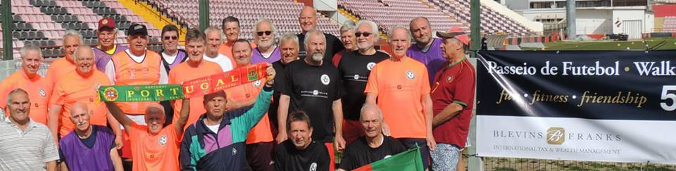 Walking football in the Algarve
