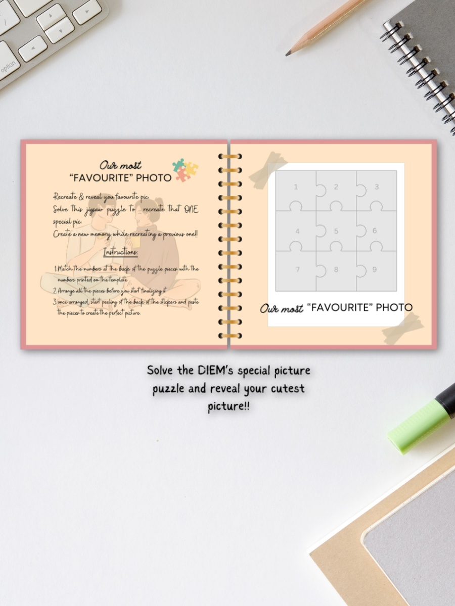 Thumbnail: Found: You & Me - The couple Journal  inside pages