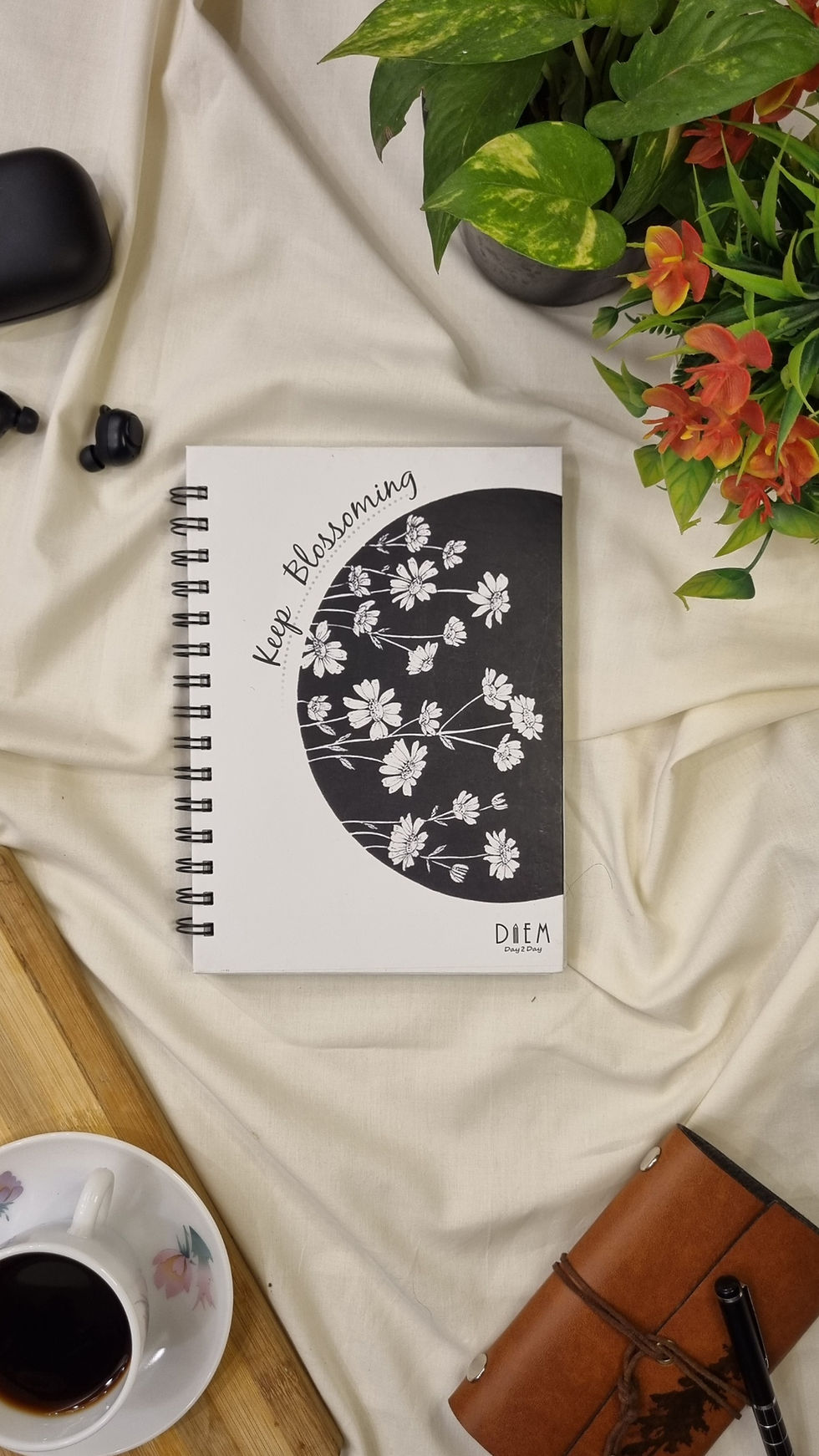 Floral - Keep Blossoming notebook