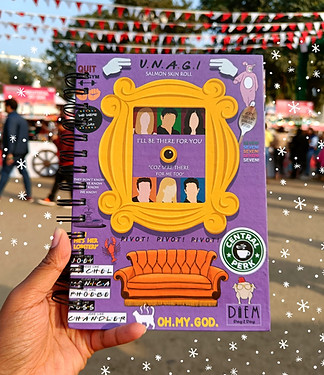 F.R.I.E.N.D.S Themed Collage Diary
