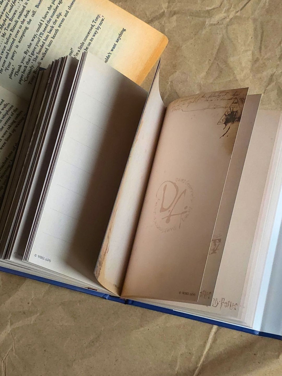 Thumbnail: Gryffindor journal pages